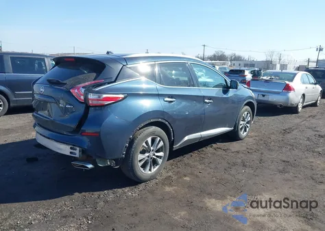 2015 Nissan Murano Sl from USA, damaged, VIN 5N1AZ2MH9FN274424